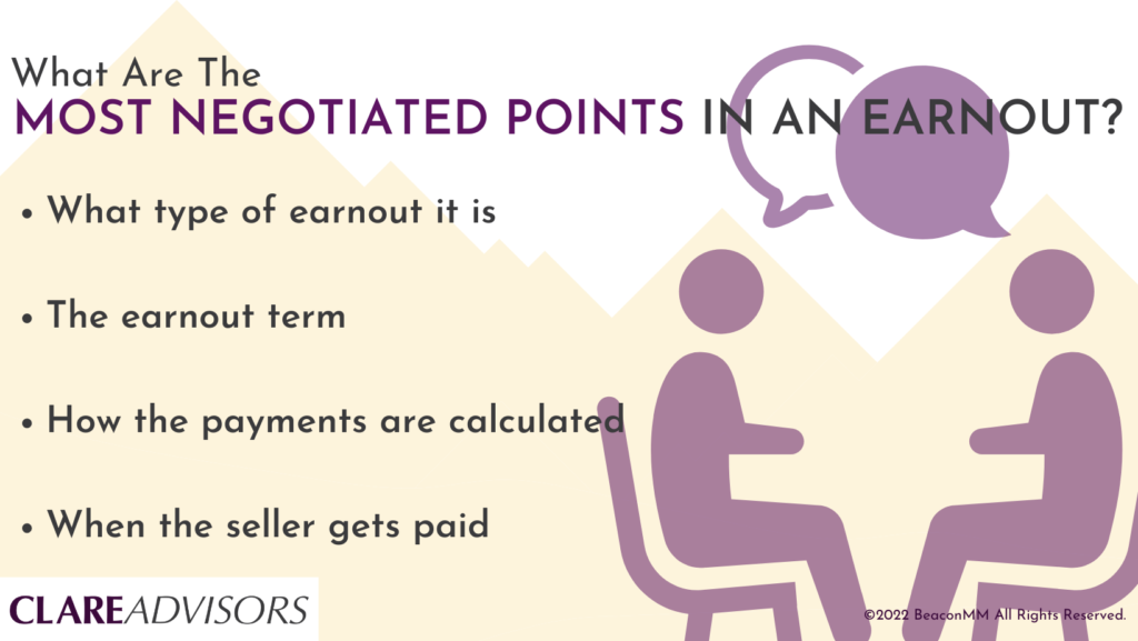 What Are The Most Negotiated Points in an Earnout