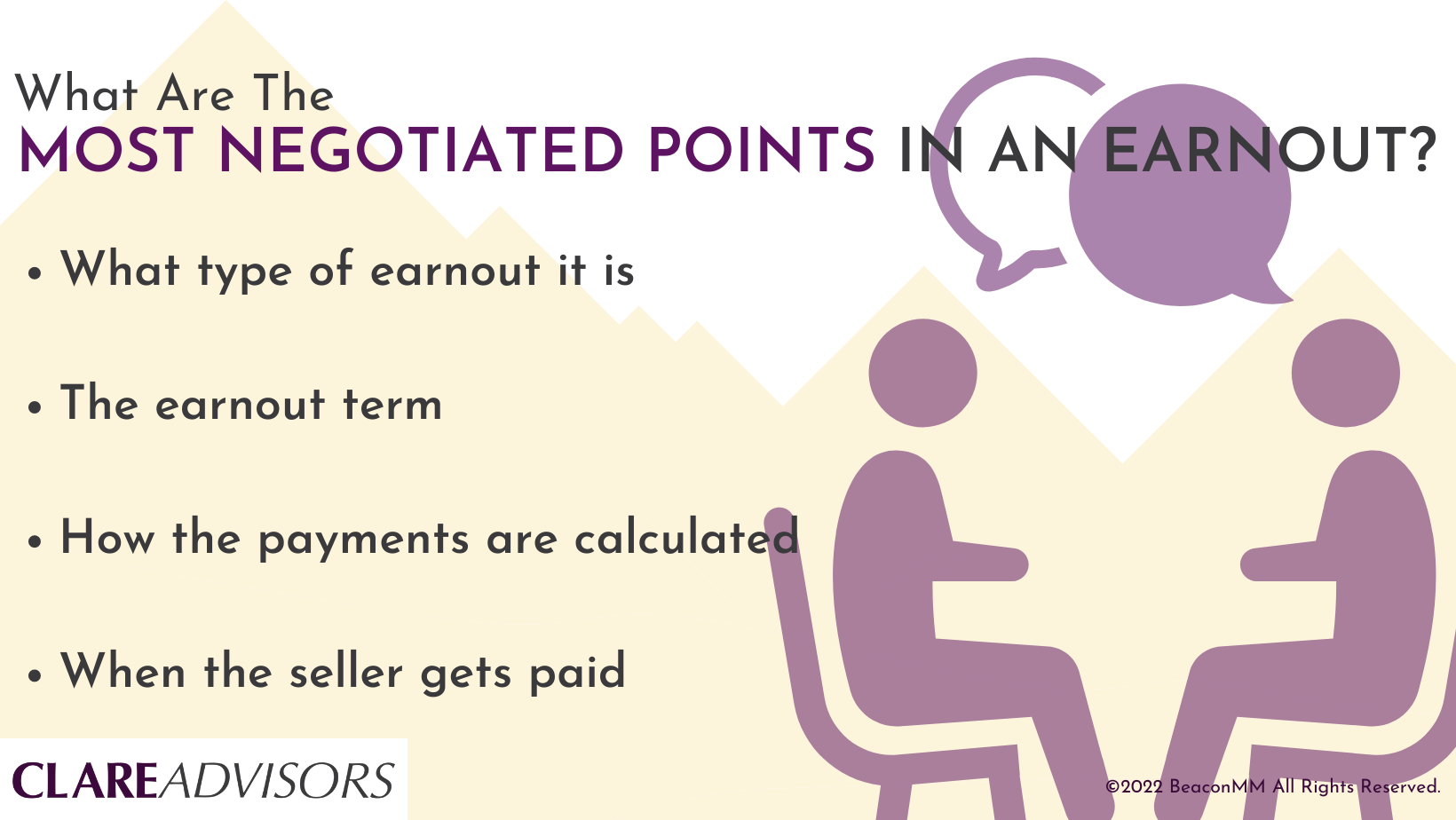 The Most Negotiated Points in an Earnout